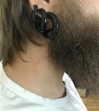 Load image into Gallery viewer, Ball Closure Piercing Klemmkugel Ring schwarz Acryl
