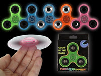 Load image into Gallery viewer, Turbo Fidget Spinner Tri (dreifach) leuchtend Glow in the dark Spielzeug Kreisel
