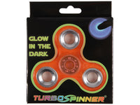 Load image into Gallery viewer, Turbo Fidget Spinner Tri (dreifach) leuchtend Glow in the dark Spielzeug Kreisel
