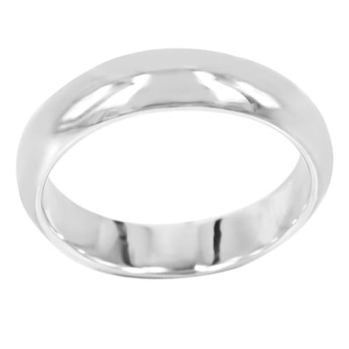 Silberring Ring glatt poliert gewölbt 925er Sterling Silber Damen Schmuck Ringe