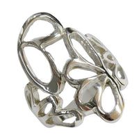 Load image into Gallery viewer, Silberring filigran Bögen glänzend Ring aus 925er Sterling Silber Damen Silberschmuck Ringe
