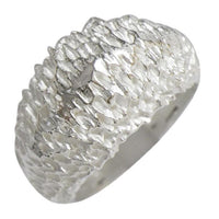 Load image into Gallery viewer, Silberring massiv aufgeraut hell oxidiert 925er Sterling Silber Damen Silberschmuck Ringe
