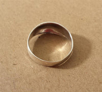 Cargar imagen en el visor de la galería, Silberring Rillen dunkel oxidiert 925er Sterling Silber Damen Silberschmuck Ringe
