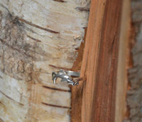 Cargar imagen en el visor de la galería, Ring Filigran Delphin Schnörkel 925er Sterling Silber
