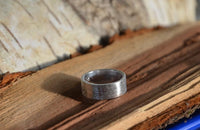 Cargar imagen en el visor de la galería, Bandring gerade 7mm breit gebürstet 925 Sterling Silber
