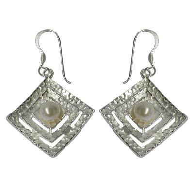 Silver earrings pearl diamonds 925 silver earrings earrings women's jewelry