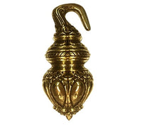 Cargar imagen en el visor de la galería, Piercing 90g Ohrgewicht Brass gold Tropfen Hook 6mm
