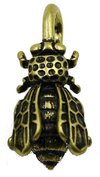 Load image into Gallery viewer, Piercing Ohrgewicht Messing 15g Biene 3mm Hook
