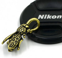 Load image into Gallery viewer, Piercing Ohrgewicht Messing 15g Biene 3mm Hook
