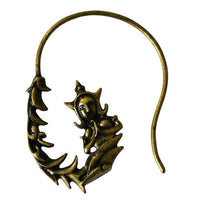 Cargar imagen en el visor de la galería, Piercing Ohrgewicht 8g Messing Meerfrau Hook 1.45mm
