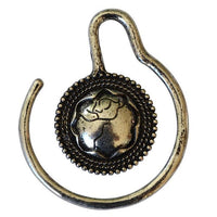 Cargar imagen en el visor de la galería, Piercing 15g Ohrgewicht White Brass Schaf Spirale 3.5mm
