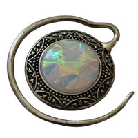 Cargar imagen en el visor de la galería, Piercing Ohrgewicht Edelstahl Stern Stein 3mm Spirale
