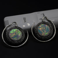 Cargar imagen en el visor de la galería, Piercing Ohrgewicht Edelstahl Stern Stein 3mm Spirale
