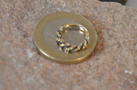 Cargar imagen en el visor de la galería, Septum Nasen Piercing Messing 1mm Seil Kordel gold
