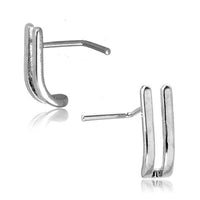 Load image into Gallery viewer, Pin Stecker 0,8 mm Nostril Ohr Edelstahl L-Form Klammer
