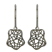 Cargar imagen en el visor de la galería, Silberohrringe 925er Silber Ohrringe Ohrhänger Damen Schmuck Kreismuster
