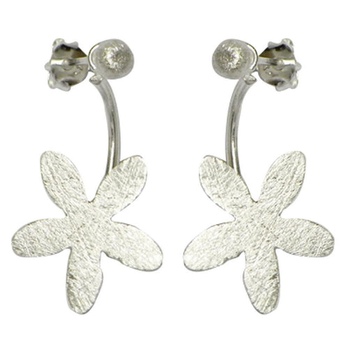 Silberohrringe 925er Silber Ohrringe Ohrhänger Damen Schmuck Blume Ohrstecker