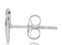 Load image into Gallery viewer, Ohrstecker 925 Silber Unisex Schmuck Ohrringe Kreis mit Muster
