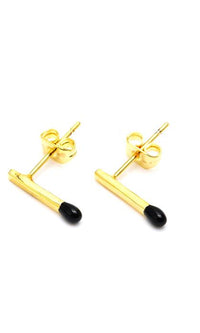 Load image into Gallery viewer, Brass Ohrstecker Stern Sterne bunt Unisex Ohrringe Edelstahl nickelfrei Kommunismus 12 mm
