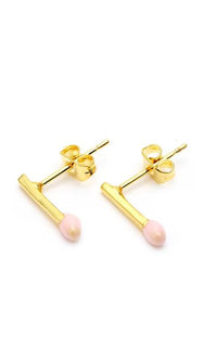 Load image into Gallery viewer, Brass Ohrstecker Stern Sterne bunt Unisex Ohrringe Edelstahl nickelfrei Kommunismus 12 mm
