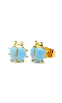 Load image into Gallery viewer, Brass Ohrstecker Stern Sterne bunt Unisex Ohrringe Edelstahl nickelfrei Kommunismus 12 mm
