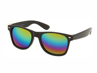 Load image into Gallery viewer, Sonnenbrille Unisex Nerd Regenbogen verspiegelt 400 UV  bunt
