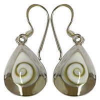 Load image into Gallery viewer, Shivaauge Silberohrringe Tropfen massiv Ohrringe 925er Sterling Silber Shiva Auge Eye Damen Schmuck
