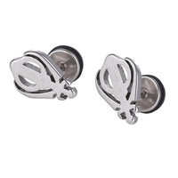 Load image into Gallery viewer, Fake Piercing Expander silber Farben Filigran Schaubverschluss Edelstahl
