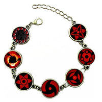 Load image into Gallery viewer, Manga Anime Sharingan Armband Metall verstellbar
