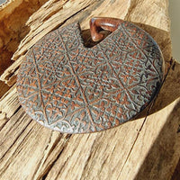 Load image into Gallery viewer, Saba-Holz Ohr Gewicht filigran Muster 8mm Ear Weights
