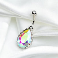 Load image into Gallery viewer, Bauchnabel Piercing Edelstahl Glitzer Zirkonia Emaille
