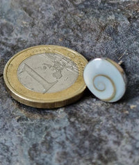 Cargar imagen en el visor de la galería, Shivaauge aufrecht oval Silberohrstecker Ohrstecker 925er Silber Shiva Auge Eye Damen
