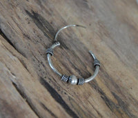 Load image into Gallery viewer, 925 Sterling Silber Ohrringe Creolen Celtic Bali Seil - chic - net.de
