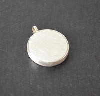 Load image into Gallery viewer, Anhänger 925 Sterling Silber rund Fisch Sand gold Glas - chic - net.de
