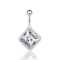 Load image into Gallery viewer, Bauchnabel Piercing Edelstahl Glitzer Zirkonia Emaille - chic - net.de
