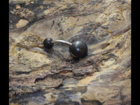 Load image into Gallery viewer, Bauchnabel Piercing Edelstahl Horn Bone Mond Gesicht - chic - net.de
