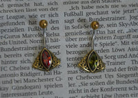 Cargar imagen en el visor de la galería, Bauchnabelpiercing Messing Edelstahl Marquise Schliff - chic - net.de
