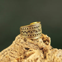 Load image into Gallery viewer, Ear cuff Dread Lock Bead Messing gold Ethno - chic - net.de
