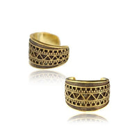 Load image into Gallery viewer, Ear cuff Dread Lock Bead Messing gold Ethno - chic - net.de

