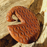 Load image into Gallery viewer, Ear Weight 3D - Illusions - Design Piercing Sawo - Holz 8mm - chic - net.de
