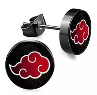 Load image into Gallery viewer, Edelstahl Ohrstecker 8mm Sharingan Auge Rinnegan Manga - chic - net.de
