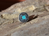 Load image into Gallery viewer, Ohrstecker 925 Silber Herzen E-Coat Epoxid grün schwarz
