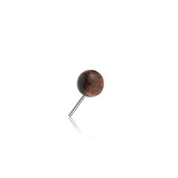 Load image into Gallery viewer, Gewindelose Piercing Enden 0.45mm Narraholz 3mm 4mm 5mm - chic - net.de
