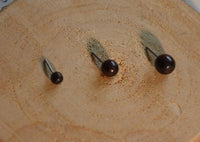 Load image into Gallery viewer, Gewindelose Piercing Enden 0.45mm Narraholz 3mm 4mm 5mm - chic - net.de
