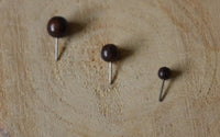 Load image into Gallery viewer, Gewindelose Piercing Enden 0.45mm Narraholz 3mm 4mm 5mm - chic - net.de
