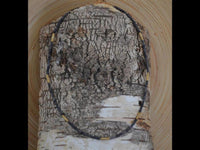 Load image into Gallery viewer, Halskette Lavastein 925 Sterling Silber vergoldet 43cm - chic - net.de
