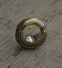 Load image into Gallery viewer, Ohrgewicht Brass 6mm Piercing Clicker Nieten Creole
