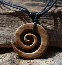 Load image into Gallery viewer, Nara Holz-Ketten: Natürlicher Holzschmuck mit Frei Verstellbarer Baumwollkette
