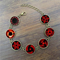 Load image into Gallery viewer, Manga Anime Sharingan Armband Metall verstellbar - chic - net.de
