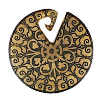 Load image into Gallery viewer, Marokkanisch inspiriertes Holz - Ohr - Gewicht Piercing 8mm - chic - net.de
